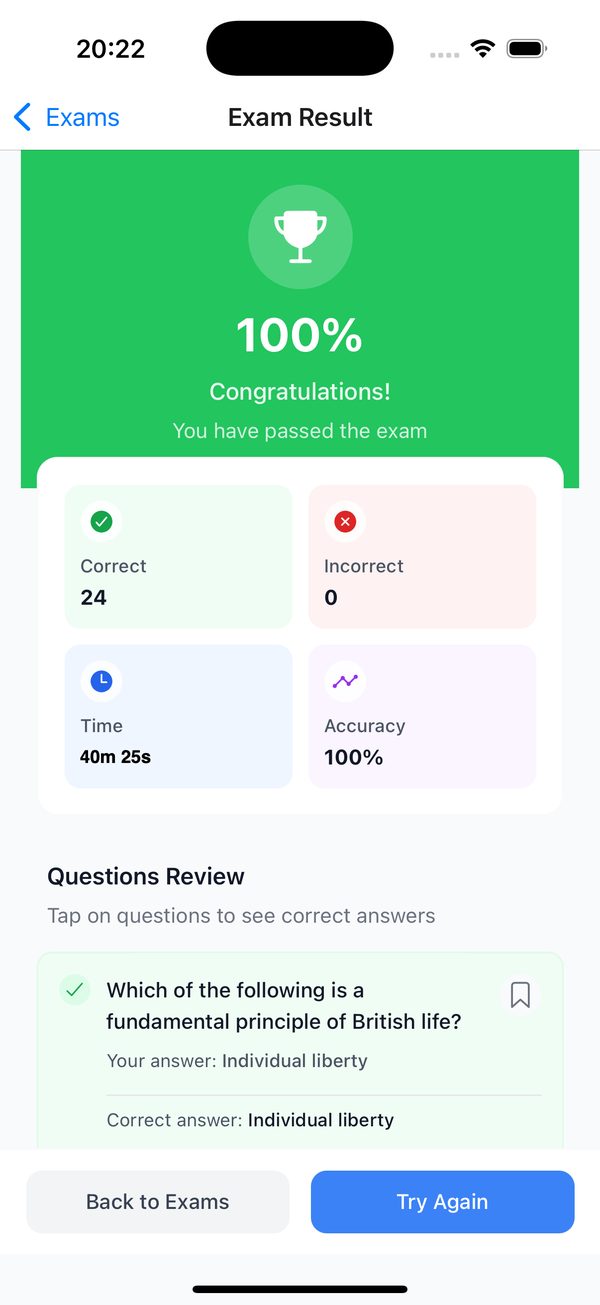 Results Screen